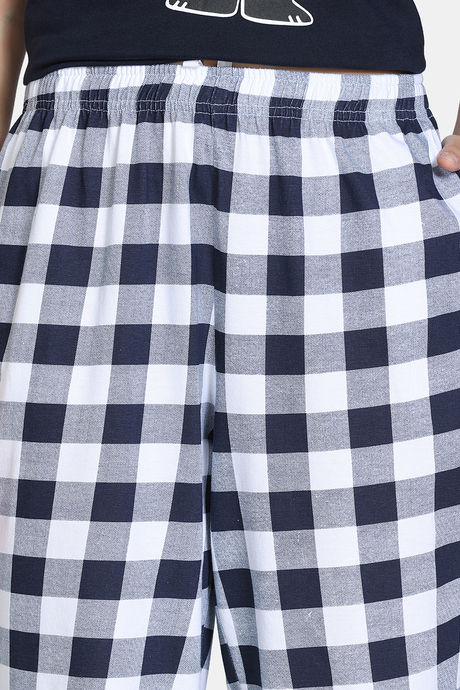 Zivame Farm Lore Knit Cotton Pyajama Sets - Estate Blue — image 6